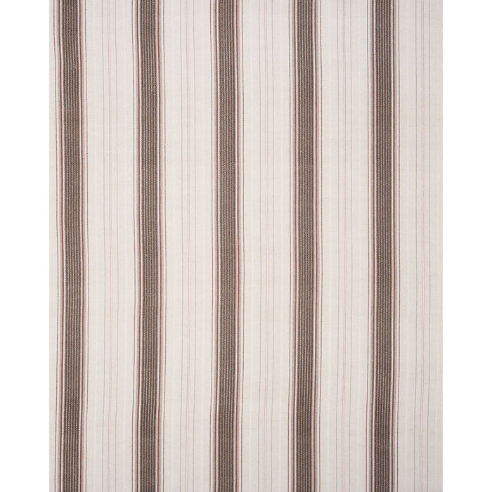 Schumacher Idris Stripe Brown Fabric Sample 86712