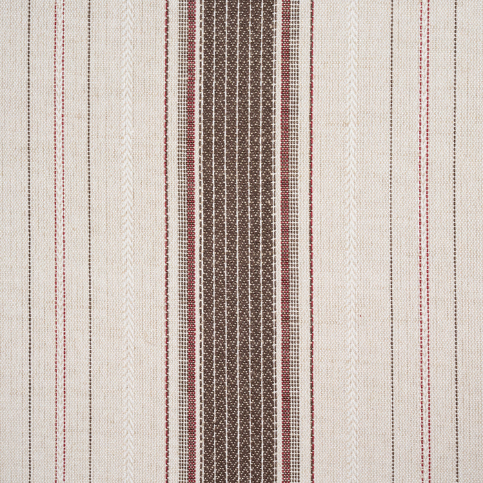 Schumacher Idris Stripe Brown Fabric Sample 86712