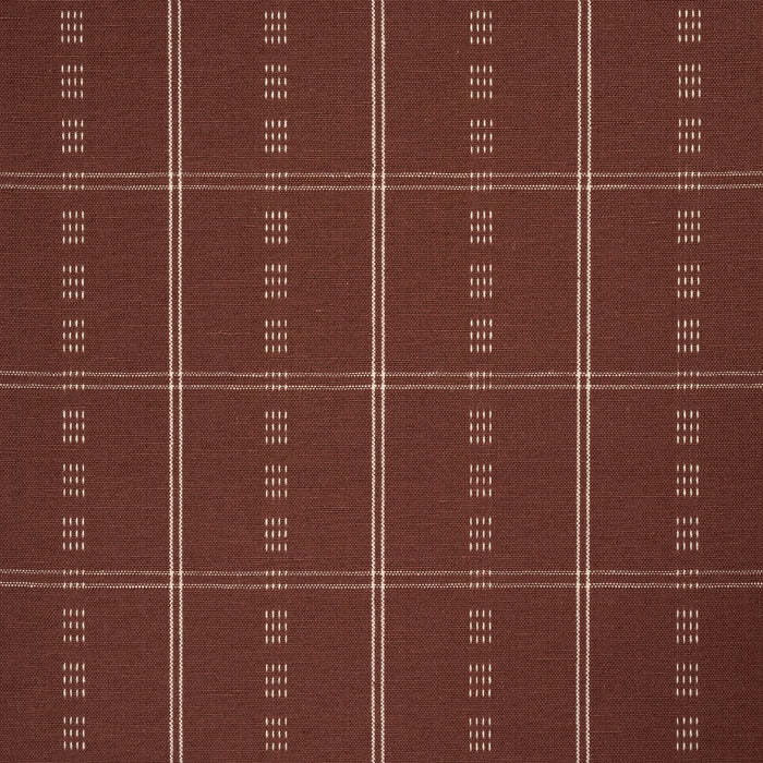 Schumacher Ayan Terracotta Fabric 86720