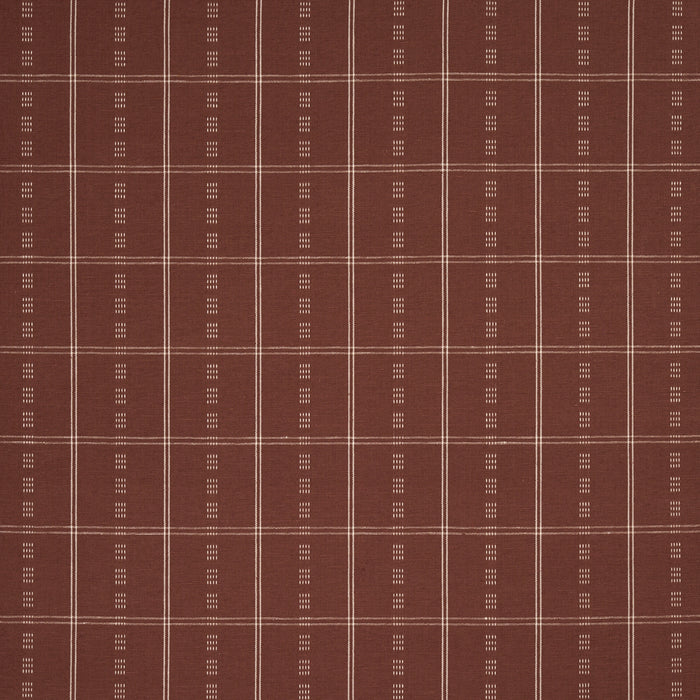 Schumacher Ayan Terracotta Fabric 86720