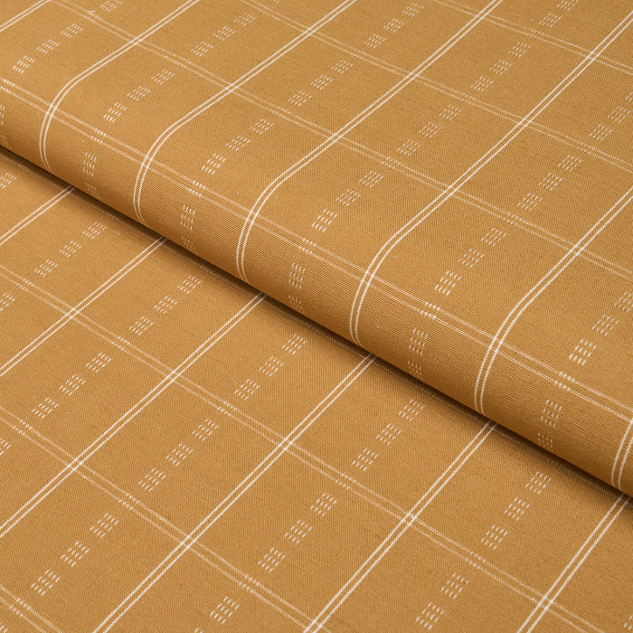 Schumacher Ayan Ochre Fabric Sample 86721