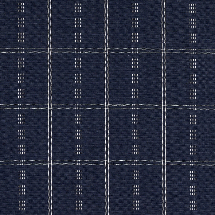 Schumacher Ayan Indigo Fabric 86722