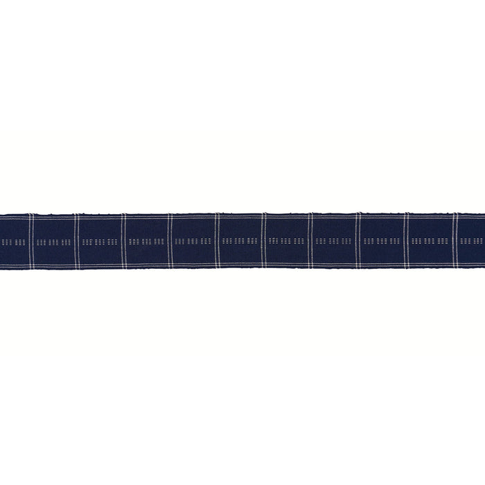 Schumacher Ayan Tape Indigo Trim 86730