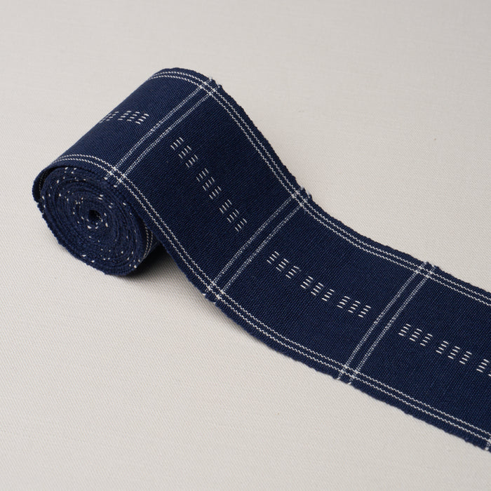 Schumacher Ayan Tape Indigo Trim 86730