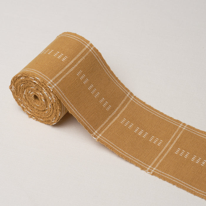 Schumacher Ayan Tape Ochre Trim Sample 86732