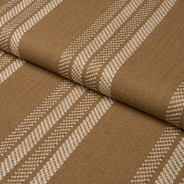 Schumacher Nor Stripe Ochre Fabric 86740