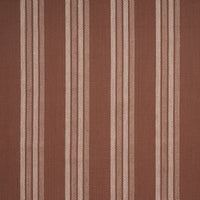 Schumacher Nor Stripe Terracotta Fabric 86741