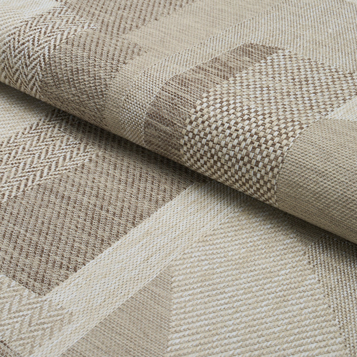 Schumacher The City's Silent Lines Indoor/Outoor Stone Fabric 86830