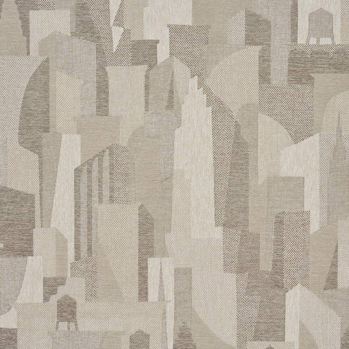Schumacher The City's Silent Lines Indoor/Outoor Stone Fabric 86830