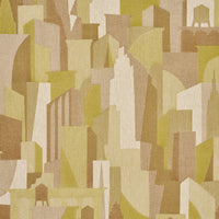 Schumacher The City's Silent Lines Indoor/Outoor Chartreuse Fabric 86832