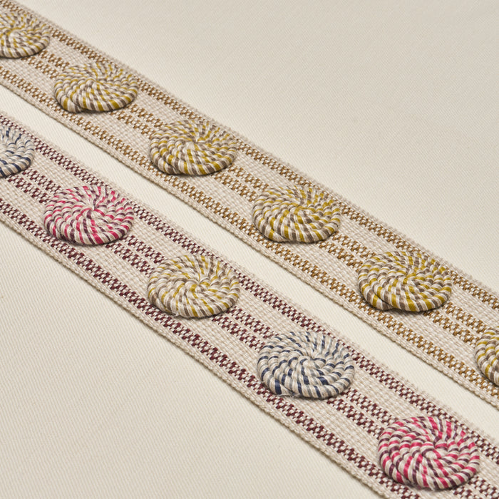 Schumacher The City's Silent Lines Tape Chartreuse Trim 86840