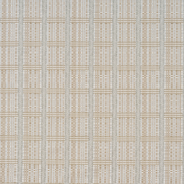 Schumacher Skyline Plaid Stone Fabric Sample 86850