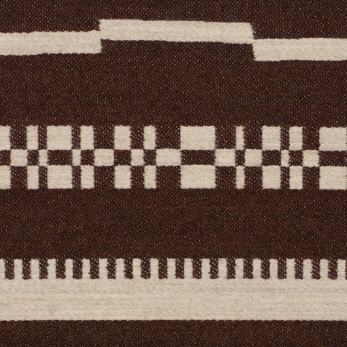 Schumacher Skyline Stripes Reversible Americano Fabric 86870