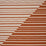Schumacher Skyline Stripes Reversible Burnt Orange Fabric 86872