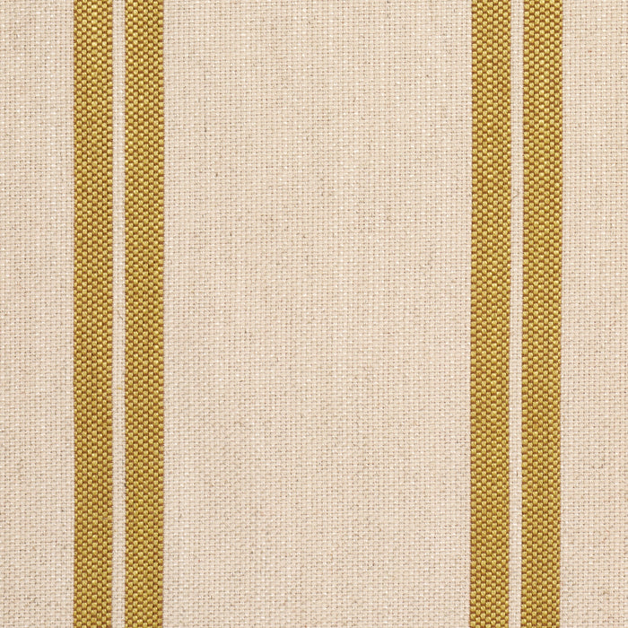 Schumacher Double Face Stripes Terracotta Lime Fabric 86880