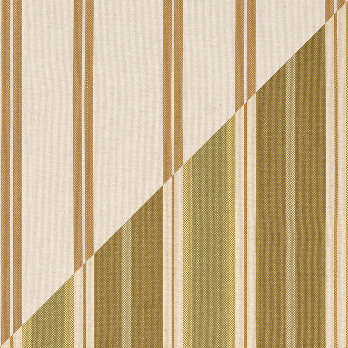 Schumacher Double Face Stripes Chartreuse Fabric 86881