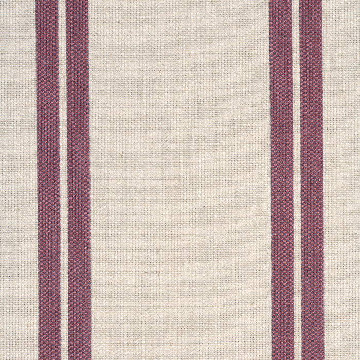 Schumacher Double Face Stripes Denim Rosã© Fabric 86882