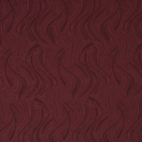 Schumacher Quilted Waves Indoor/Outdoor Merlot Fabric 86891
