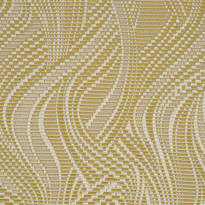 Schumacher Quilted Waves Indoor/Outdoor Chartreuse Fabric 86892