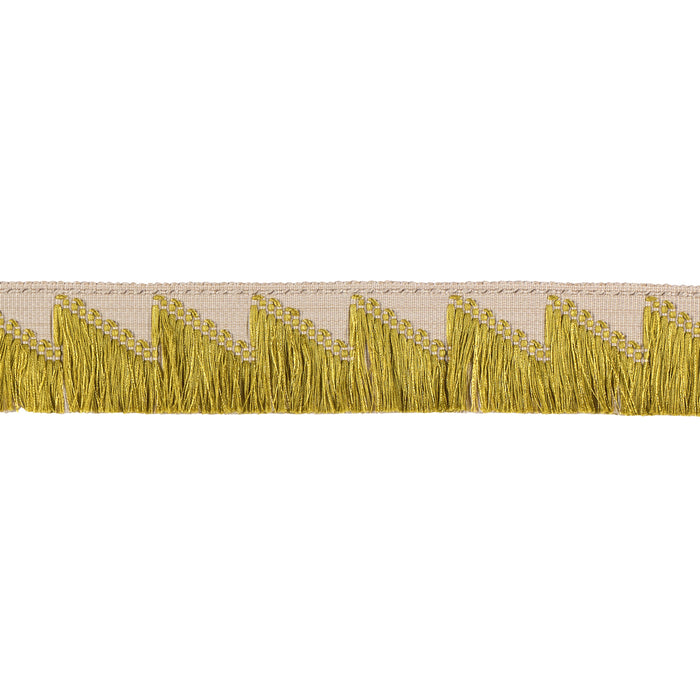 Schumacher Trace Of Connection Fringe Chartreuse Trim Sample 86930