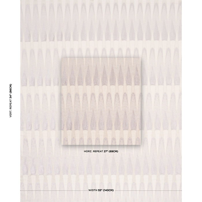 Schumacher Nightfall Skyline Nacre Fabric 86940