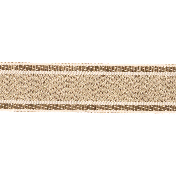 Schumacher Nightfall Skyline Tape Antique Gold Trim 86950