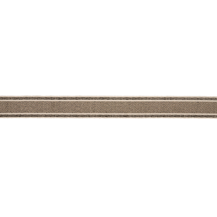 Schumacher Nightfall Skyline Tape Metallic Brown Trim Sample 86951