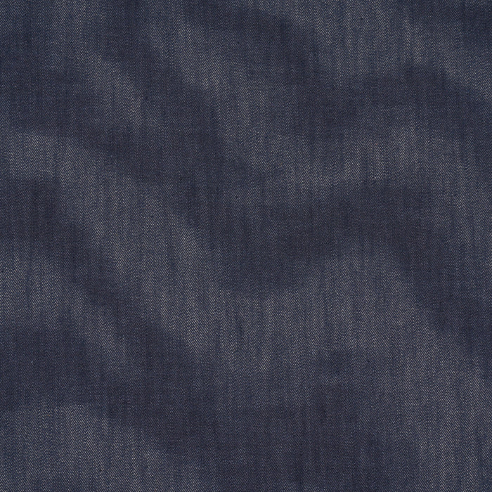 Schumacher Denim Moire Denim Fabric Sample 86960