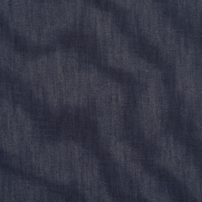 Schumacher Denim Moire Denim Fabric Sample 86960