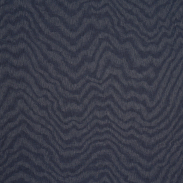 Schumacher Denim Moire Denim Fabric Sample 86960
