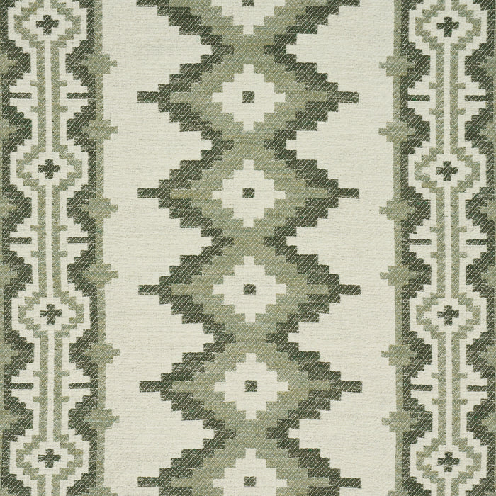Schumacher Pathway Green Fabric 87000