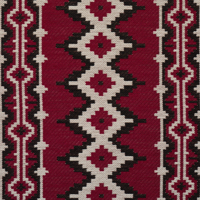 Schumacher Pathway Red Fabric 87001
