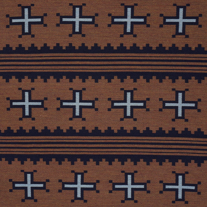 Schumacher Born For Water Terracotta Fabric 87010
