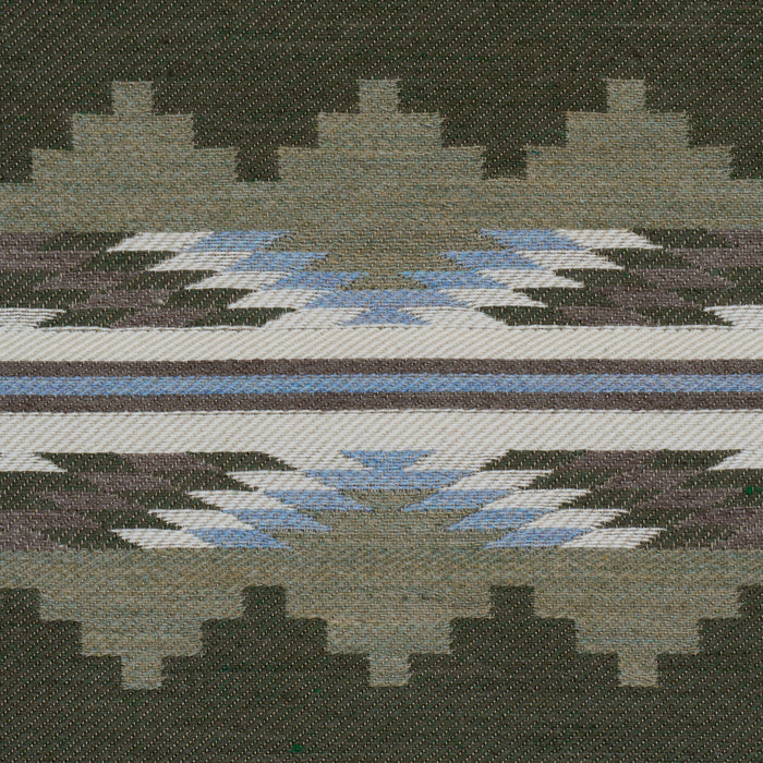 Schumacher Monsoon Green Fabric Sample 87021