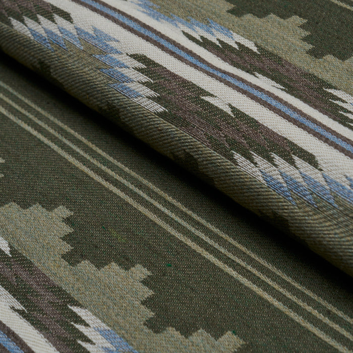 Schumacher Monsoon Green Fabric 87021