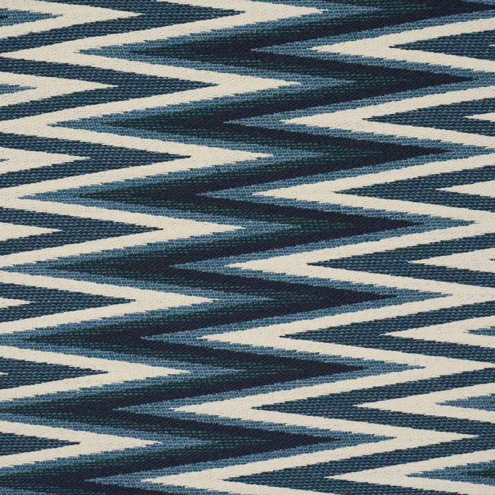 Schumacher Wedge Weave Blue Fabric Sample 87030