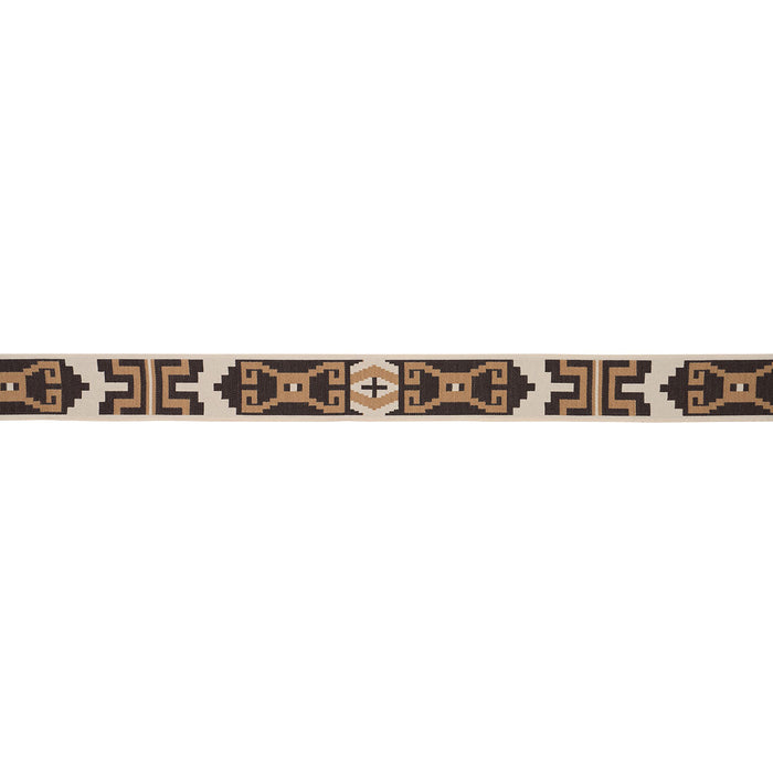 Schumacher Storm Pattern Tape Neutral Trim Sample 87040