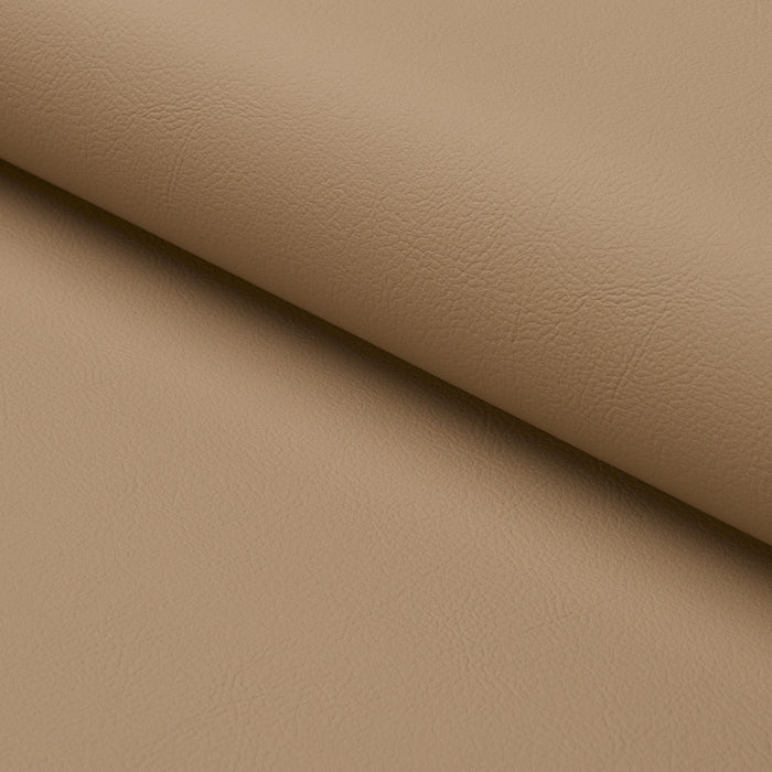 Schumacher Vegan Leather Indoor/Outdoor Buff Fabric Sample 87051