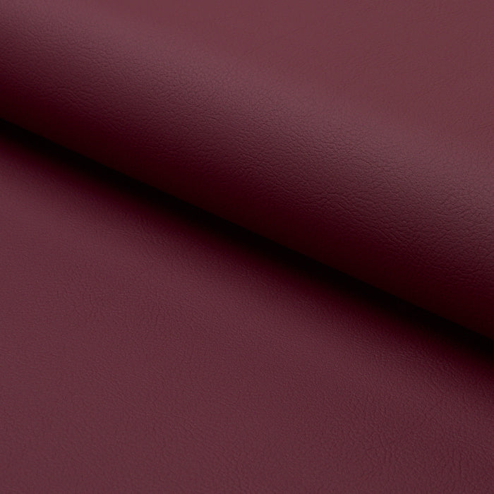 Schumacher Vegan Leather Indoor/Outdoor Merlot Fabric 87052