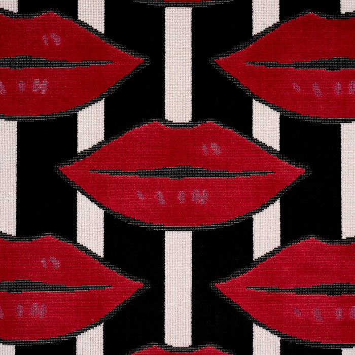 Schumacher Amuse Bouche Lipstick Red Fabric 87060