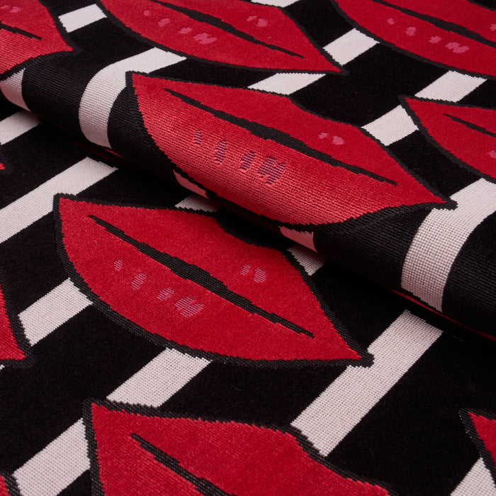 Schumacher Amuse Bouche Lipstick Red Fabric 87060
