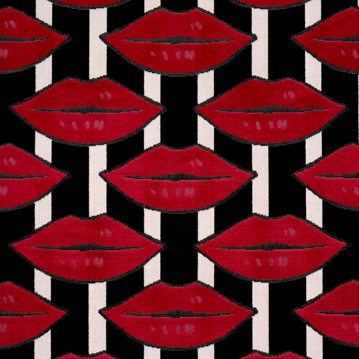 Schumacher Amuse Bouche Lipstick Red Fabric 87060