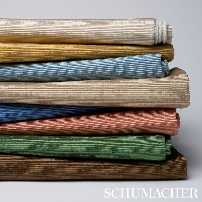 Schumacher Eisenhower Faille Brown Fabric 87072