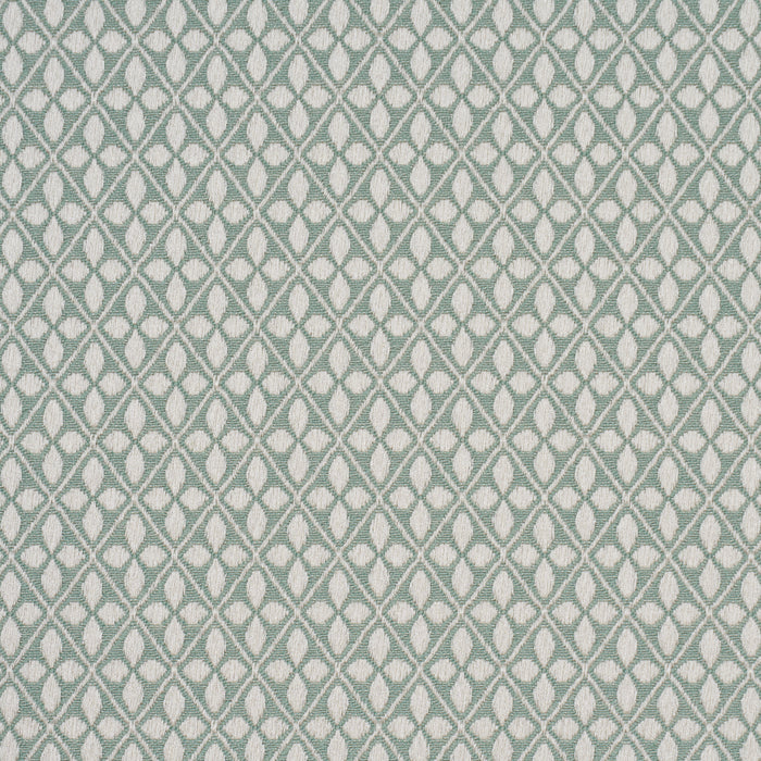 Schumacher Adams Damask Green Fabric Sample 87084