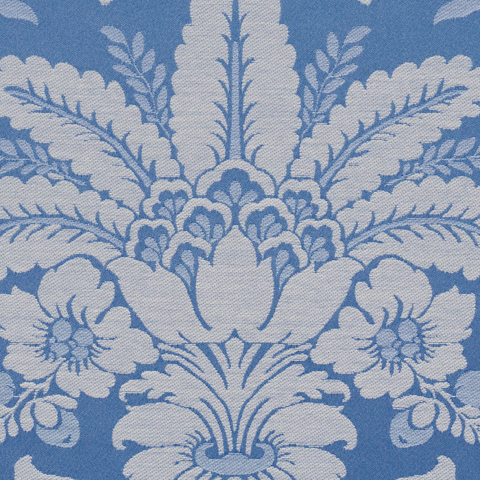 Schumacher Kennedy Damask Cobalt Fabric Sample 87093