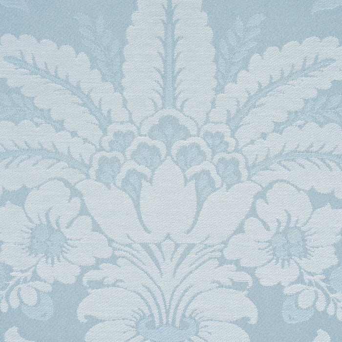 Schumacher Kennedy Damask Robin'S Egg Fabric 87094