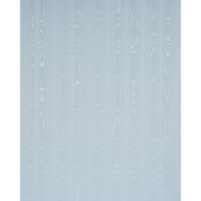 Schumacher Washington Moire Robin'S Egg Fabric 87100