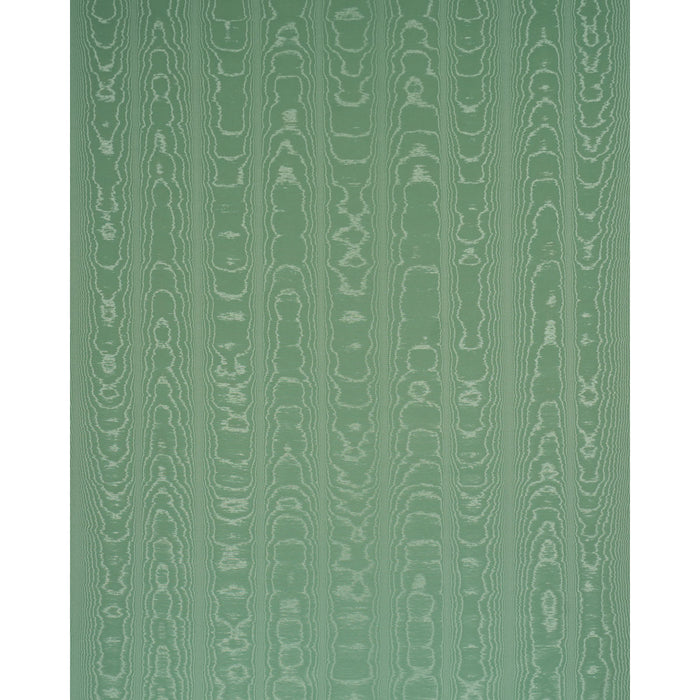Schumacher Washington Moir√Â Green Fabric Sample 87101