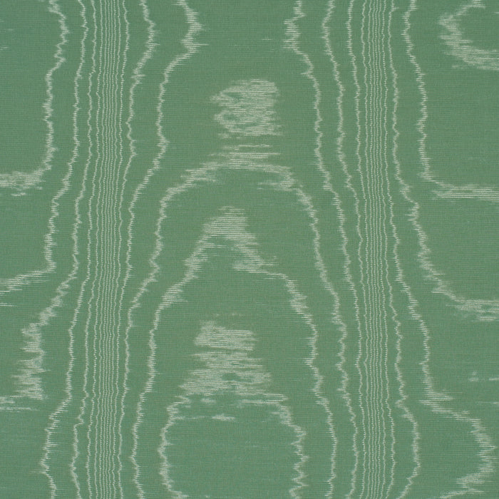 Schumacher Washington Moir√Â Green Fabric Sample 87101