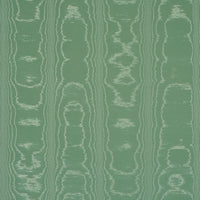 Schumacher Washington Moire Green Fabric 87101